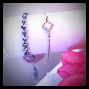 Lot of (2) Adjustable bracelets